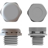 Çetinkaya SBVPB-01-L M12x1,5 Plastik Metrik Diş Havalandırma Tapası - Koyu Gri